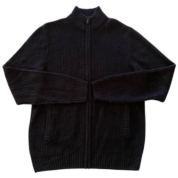 Other - OVS Full Zip Ribbed Cardigan Granite Gray Size Large